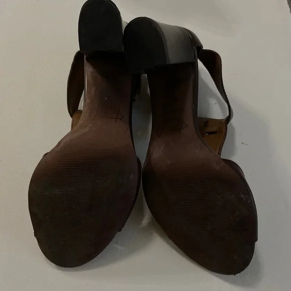 Vintage Italian Design Leather Heels Franco Sarto Women's heels - Picture 8 of 8